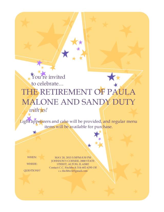 Malone and Duty retirement flyer 5.20.15