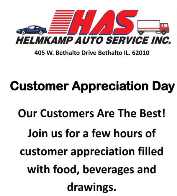 Helmkamp Customer Appreciation Day