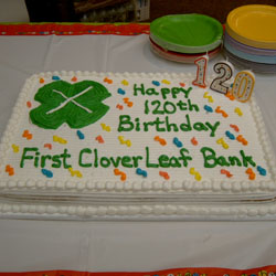 Clover Leaf Bank 120th Birthday