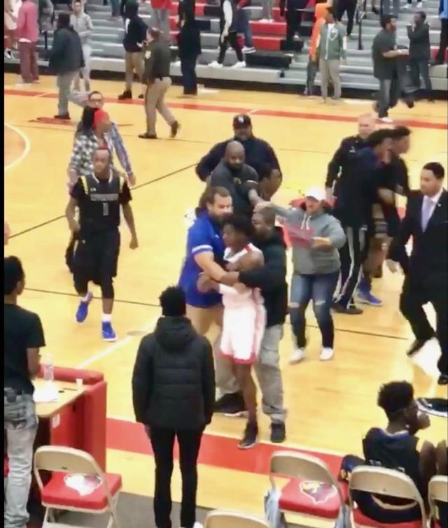Alton Riverview Gardens Basketball Game Halted By Brawl
