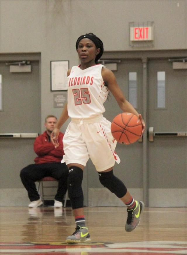Ayonna Clanton scored a three-pointer that secured Alton's victory over Hillsboro Tuesday night.