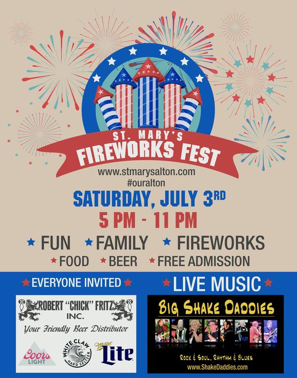 Fireworks Fest St. Mary's Catholic Church Alton IL