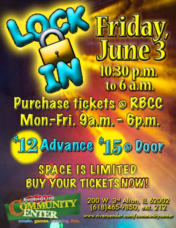 teen lock in 10 30pm 6am friday june 3 2011 riverbender com lockin flyer