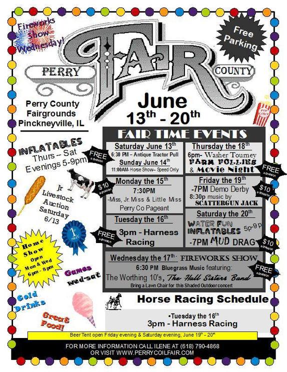 Perry County Fair Perry County Fairgrounds Pickneyville IL